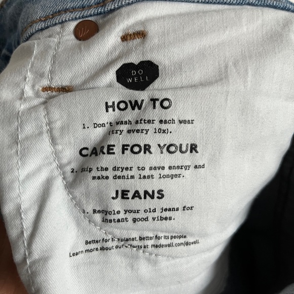 Madewell size 24 (fits like a 25/26 in other brands) 11” high rise Flare jeans - Picture 9 of 12